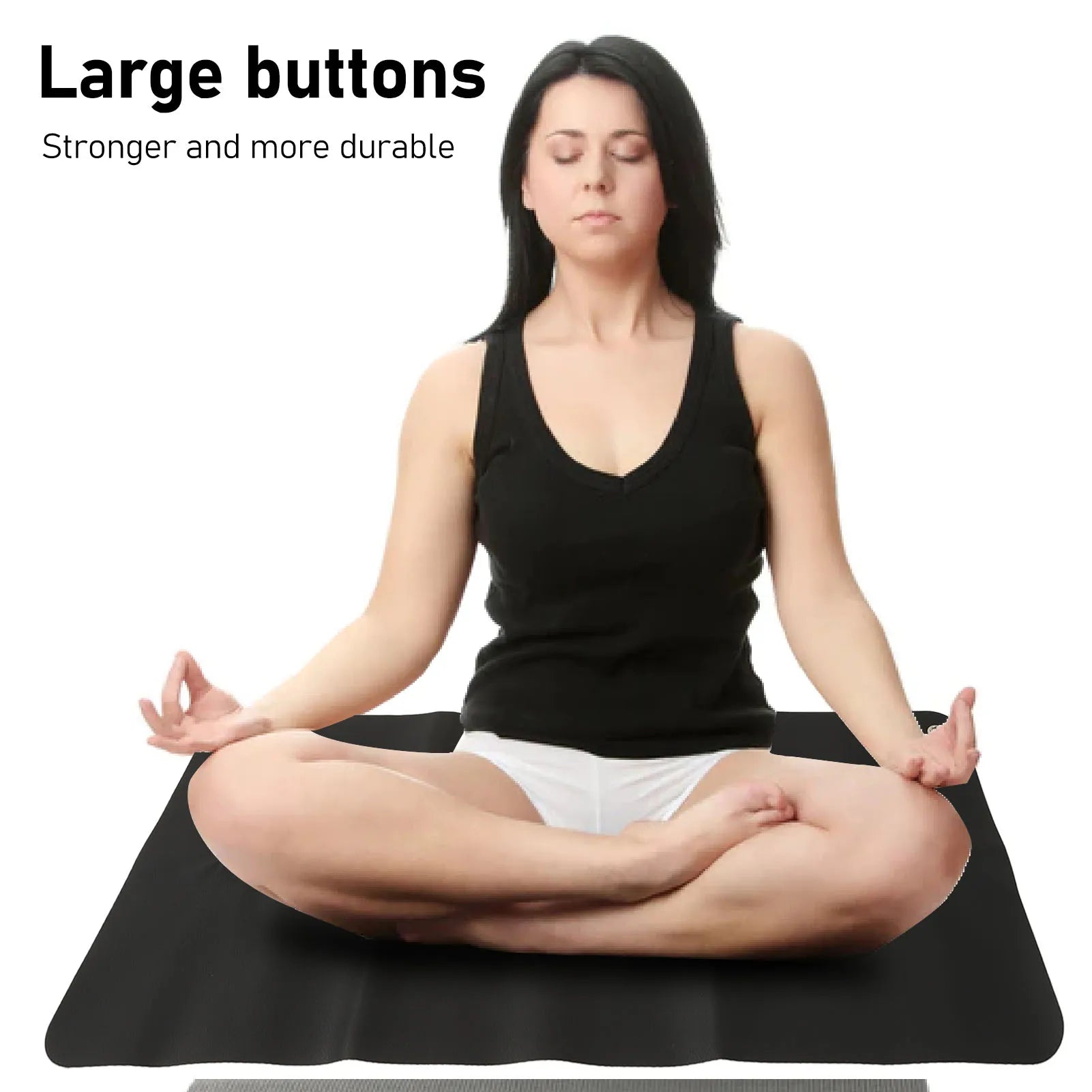 Large 30x68 cm PU Leather Grounding Mat - Multifunctional Earthing Pad for Desk Use