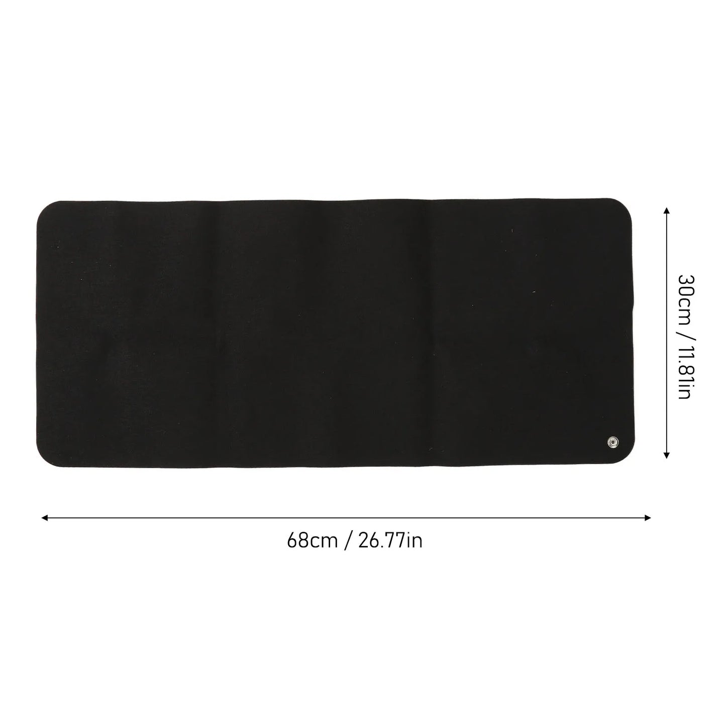 Large 30x68 cm PU Leather Grounding Mat - Multifunctional Earthing Pad for Desk Use
