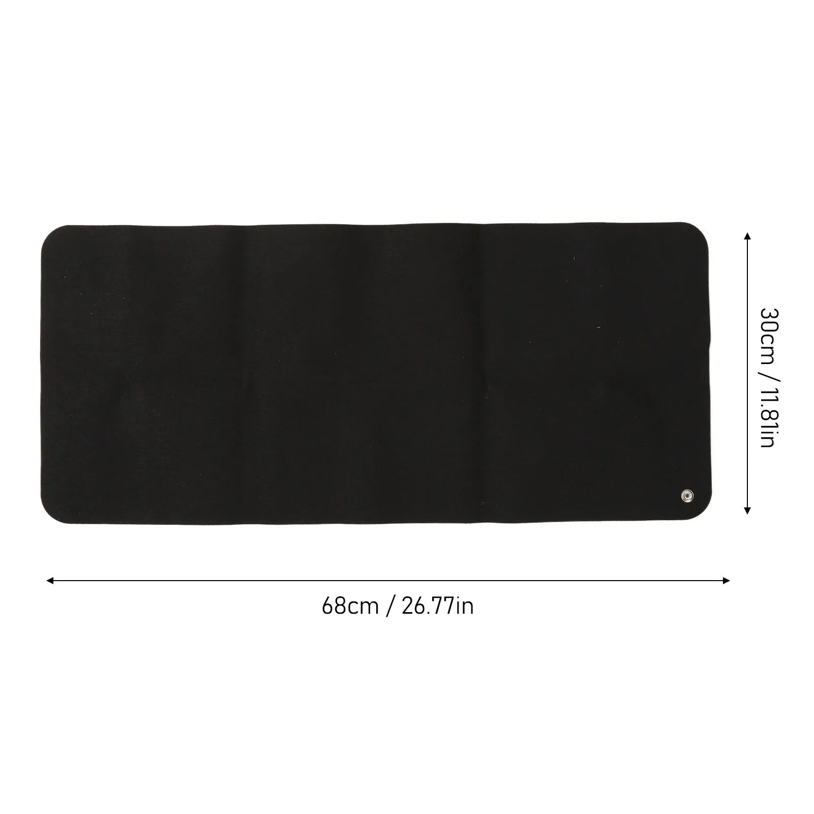 Large 30x68 cm PU Leather Grounding Mat - Multifunctional Earthing Pad for Desk Use