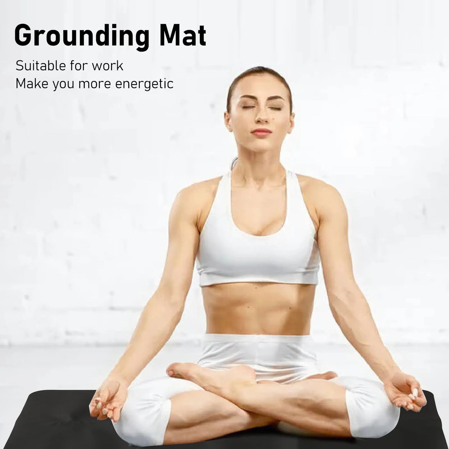 Large 30x68 cm PU Leather Grounding Mat - Multifunctional Earthing Pad for Desk Use