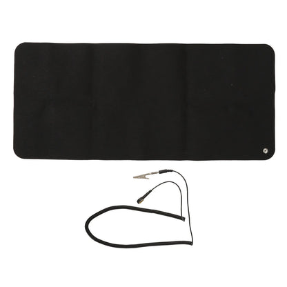 Large 30x68 cm PU Leather Grounding Mat - Multifunctional Earthing Pad for Desk Use