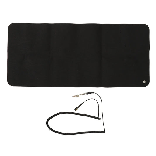 Large 30x68 cm PU Leather Grounding Mat - Multifunctional Earthing Pad for Desk Use